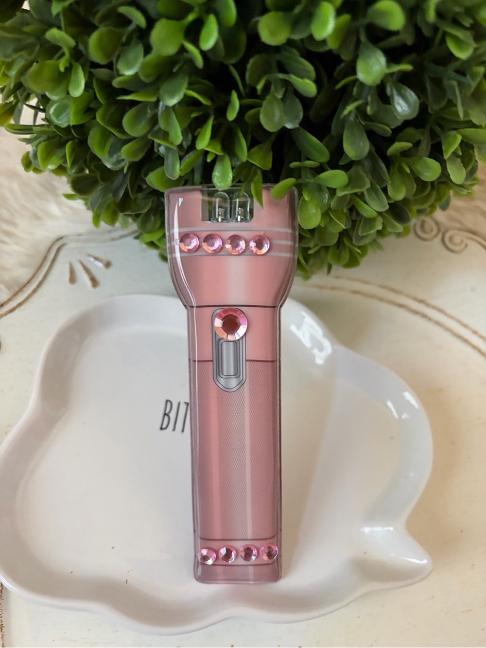 Pink Rhinestone handheld flashlight